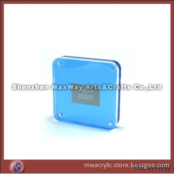 Blue Square 4"*4" Acrylic Photo/Picture Frame